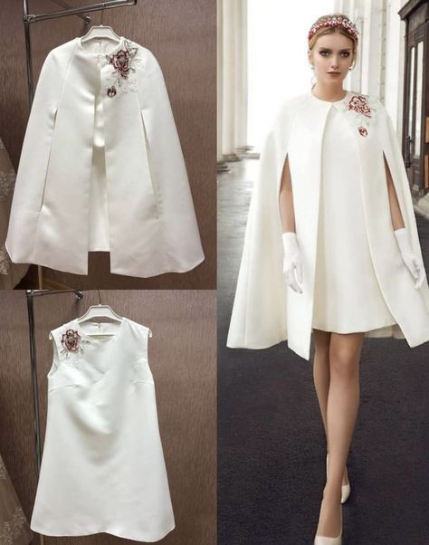 Gown With Jacket, Moda Vintage, Mode Inspo, Dresses To Wear To A Wedding, Blazer Fashion, White Short, Classy Dress, Retro Dress, Women Dresses