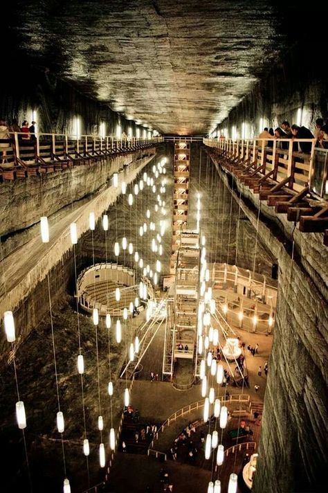 Contrast - Light and Darkness - feeling like in a sacre place Romania, underground arch Underground Hideout, Underground Architecture, Underground Market, Underground City, Salt Mine, Visit Romania, Romania Travel, Underground Cities, Brasov