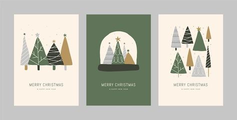 Christmas Simple Illustration, Minimalist Christmas Cards, Christmas Illustration Design, Christmas Minimalist, Minimalist Christmas Card, Christmas Graphic Design, Christmas Card Illustration, Business Christmas, Minimal Christmas