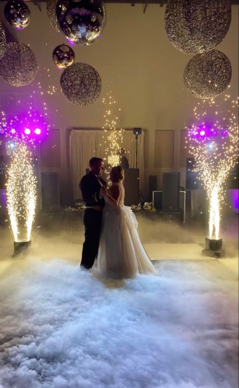 These gorgeous special effects are perfect for a couples first dance. Uplike7 Entertainment and Events we are “all things wedding” 🤩 Wedding Cold Sparklers, Sparklers At Wedding, Cold Sparklers, Cloud Effect, Dance Floor Wedding, Wedding Sparklers, On Clouds, Western Wedding, Wedding Dance