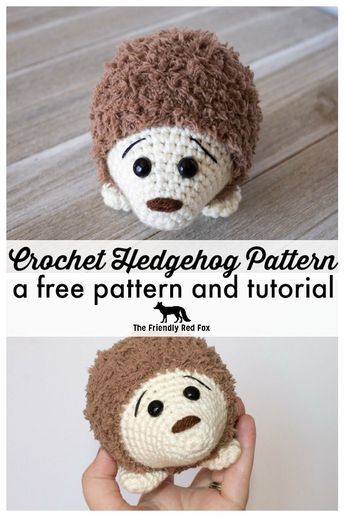 This crochet hedgehog pattern makes a super cute 5 inch amigurumi! This is a very easy pattern, and the fuzzy yarn is surprisingly easy to work with! Perfect for boys or girls, this is a great beginner pattern. You will want to make a whole family of amigurumi hedgehogs! #amigurumi #amigurumitoy #crochettoy #crochethedgehog #hedgehog #freepattern #freecrochetpattern via @The Friendly Red Fox- Crochet Patterns Crochet Hedgehog Pattern, Hedgehog Crochet, Hedgehog Pattern, Crochet Hedgehog, Fox Crochet, Crochet Gift Ideas, Crochet Amigurumi Patterns, Crochet Gift, Cadeau Diy