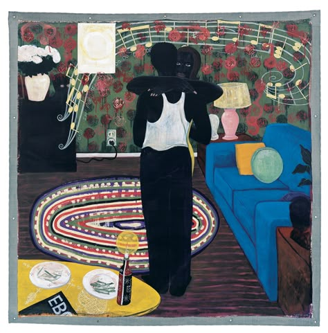 Kerry James Marshall, Romantic Paintings, Slow Dance, Birmingham Alabama, Museum Of Contemporary Art, African American Art, Black Artists, Black American, Modern Artwork