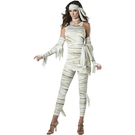 Look snatched while you're all wrapped up. Sassy and spooky, the Mummy Halloween Costume for Adults, Womens, by Way to Celebrate takes being wound up to a new level. Be the cool mum in your friend group! Pose for selfies in this comfortable and fashionable costume. This a perfect way to celebrate Halloween you're channeling your inner sorceress at a dorm, an office party, as a teacher, or a busy parent. Size: S.  Color: Off-White. Nbc Wreath, Mummy Costume Women, Mummy Halloween Costume, Mummy Costume, Mummy Halloween, Hallowen Ideas, Scary Costumes, Halloween Mummy, Halloween Fancy Dress