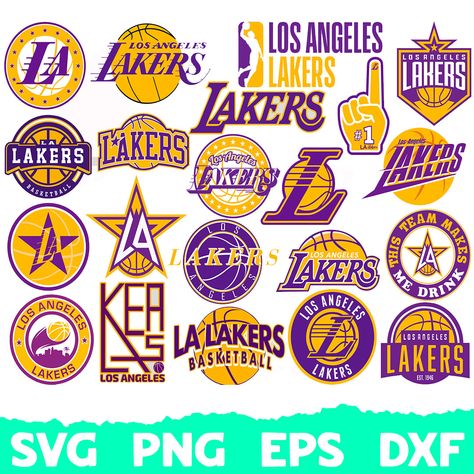 Lakers Logo Png, La Lakers Logo, Graphic Stickers Design, Logo Basket, Basketball Logo, Los Angeles Lakers Logo, Lakers Logo, Blog Logo Design, Lakers Basketball