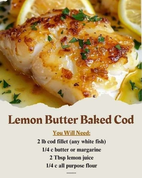 Nantucket Cod Recipe Eat N Park, Fish Supper Ideas, Cod Dinner Recipes, Butter Baked Cod, Cod Fish Recipes Baked, Cod Fish Recipes, Seafood Dish Recipes, Fish Recipes Baked, Fish Dinner Recipes