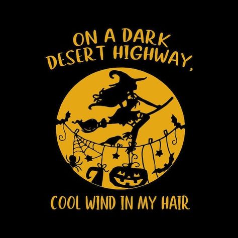 On a dark desert highway cool wind in my hair halloween svg | Etsy Dark Desert Highway, On A Dark Desert Highway, Dark Desert, Desert Highway, Hair Halloween, Wind In My Hair, Create Invitations, Vinyl Cut, Silhouette Art