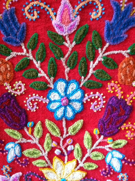 Peruvian embroidery Peruvian Embroidery, Peruvian Art, Ribbon Embroidery Kit, Peruvian Textiles, Abstract Embroidery, Diy Embroidery Patterns, Framed Embroidery, Hand Embroidery Tutorial, Pola Sulam