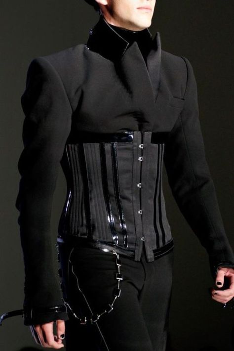 Jean Paul Gaultier Haute Couture Fall/Wint 2012 Mode Editorials, Dress Couture, Corset Outfit, Corset Fashion, Androgynous Fashion, Men's Wear, Paul Gaultier, Prince Charming, Fantasy Fashion