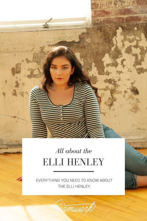 ELLI HENLEY Sewing Tops, Top Sewing Pattern, Lovely Clothes, Henley Top, Free Pattern, Need To Know, Sewing Patterns, Vintage Fashion, Magazine