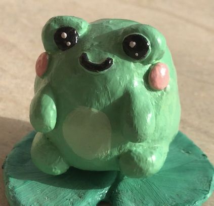 Frog Clay Art, Frog Clay, Cute Frog, Clay Art, Green, Art