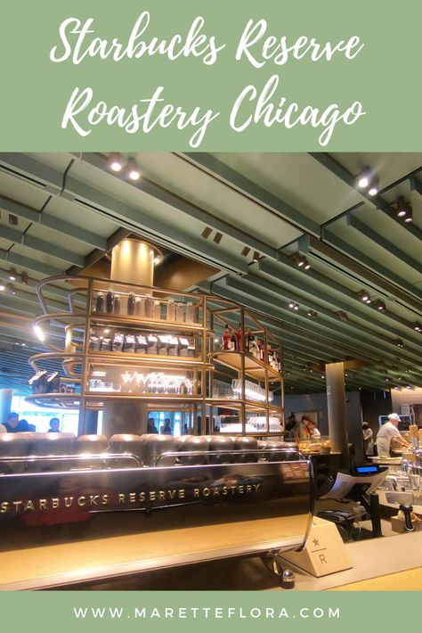 Starbucks Roastery Chicago, Starbucks Reserve Chicago, Michigan Avenue Chicago Shopping, Chicago Starbucks, Starbucks Roastery, Chicago Coffee Shops, Chicago Decor, Starbucks Reserve Roastery, Michigan Avenue Chicago