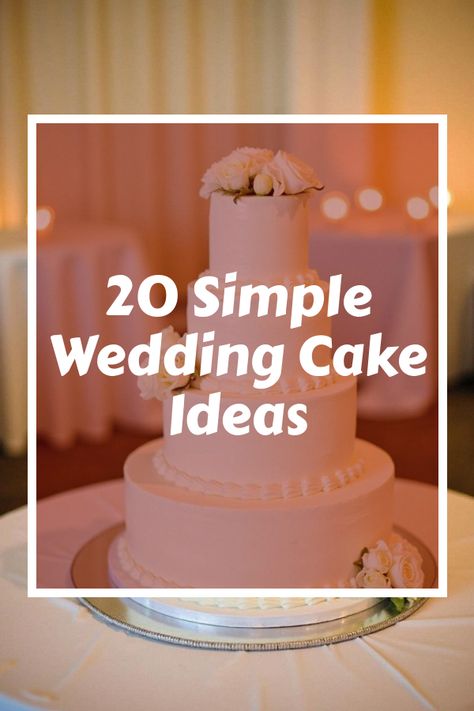 Did you know that choosing a wedding cake doesn't have to be a daunting task? Discover how a wedding cake simple in design can still be a showstopper at your celebration. Dive into the world of elegant cakes, minimalist designs, and delectable flavors that keep all eyes on the bride and groom. Uncover ways to make your cake Instagram-worthy with these stunning ideas and tips! Simple Elegant Wedding Cakes 2 Tier, Groom Cakes Ideas, Simple Cake Aesthetic, Easy Wedding Cake Decorating, Minimalist Wedding Cake One Tier, Small Rustic Wedding Cake, 1 Layer Wedding Cake, Pearl Anniversary Cake, Wedding Cake Decorating Techniques