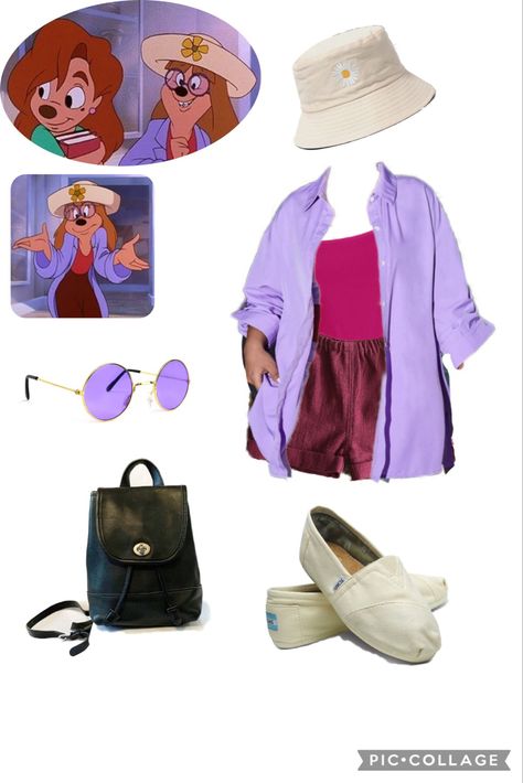 Disney Bounding Goofy Movie, Goofy Movie Disneybound, Goofy Outfit Ideas, A Goofy Movie Costume, Goofy Disneybound, Goofy Movie Costume, Disney Bound Outfits Summer, Disney Character Inspired Outfits, Goofy Outfits