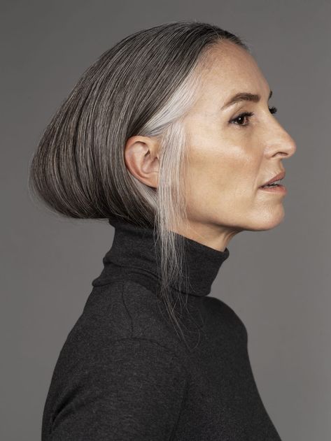 Denise Boomkens, Grey Hair Model, Equal Pay, Silver Grey Hair, Hair Locks, Going Gray, Grey Hair Color, 50 Shades Of Grey, Aging Beautifully