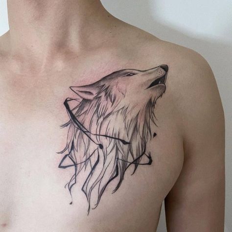 Wolf Tattoos 3 Snake And Wolf Tattoo, Animal Tattoos With Meaning, Animal Tattoo Meanings, Cute Tattoos With Meaning, Panda Tattoo, Black Cat Tattoos, Tattoo Meanings, Wing Tattoo Designs, Deer Tattoo