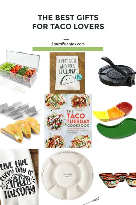 Have a taco lover in the family?? Look no further! These are the best gifts for the Taco Lover in the family! Taco Tuesday Party, Quesadilla Maker, Taco Gifts, Easy Fish Tacos, Easy Taco Recipes, Potato Bar, Taco Ingredients, Mexican Gifts, Taco Lover