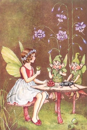 Ida Rentoul Outhwaite, Party Illustration, Fairy Girls, Forest Christmas, Fairy Illustration, Magical Thinking, Autumn Illustration, Fairy Pictures, Vintage Fairies