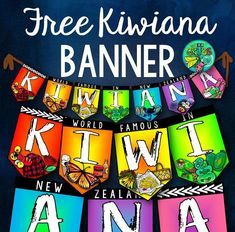 Re-pinned by #ontheroadkiwis. Kiwiana Banner {Free Printable!} Kiwiana Christmas Decorations, Kiwi Christmas Decorations, Kiwiana Christmas, Kiwi Christmas, Free Banner, Christmas Float, Door Decorations Classroom, Pennant Banners, Library Ideas