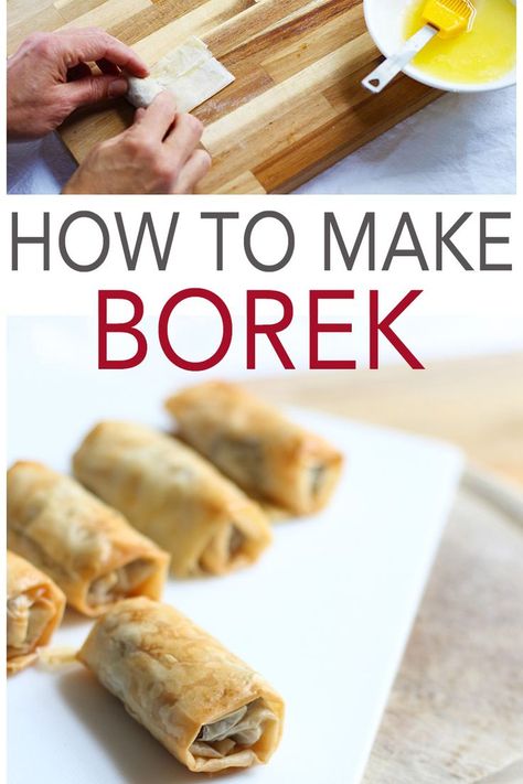 Learn how to make Sigara Borek, a simple and savory pastry made with minced meat, onions, spices, raisins and almonds.  These little cigars make a great appetizer and are fun to make with friends.  These baked gems are easy to make and can be reheated easily.  Make these for or at your next gathering. #elk #borek #dumplings #phyllo Quinoa Recipes Dinner, Salmon Platter, Elk Recipes, Easy Weekday Meals, Arabic Recipes, Algerian Recipes, Egyptian Food, Savory Pastry, Asian Fusion