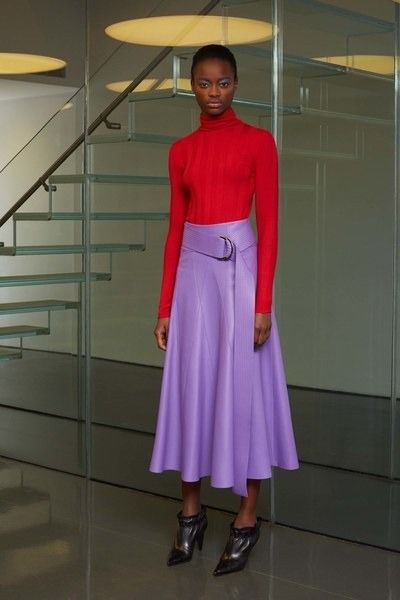 Semi Formal Mujer, Ropa Semi Formal, Nyfw Style, Haute Couture Style, Purple Tones, Derek Lam, Fall Fashion Trends, Fashion Show Collection, Fall 2017