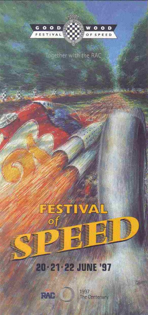 Goodwood Festival of Speed 1997... F1 Motor, Goodwood Festival Of Speed, Festival Of Speed, Racing Art, Motor Racing, Vintage Posters, Tokyo, Art Images, Festival