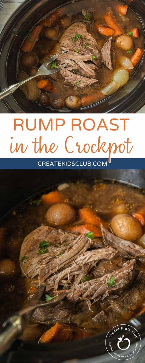 Rump Roast In Crockpot, Slow Cooker Rump Roast Recipes Crockpot, Rolled Rump Roast Recipes Crockpot, Rump Roast Crock Pot, Crock Pot Rump Roast, Roast In Crockpot, Rump Roast Crock Pot Recipes, Roast In The Crockpot, Rump Roast Recipe