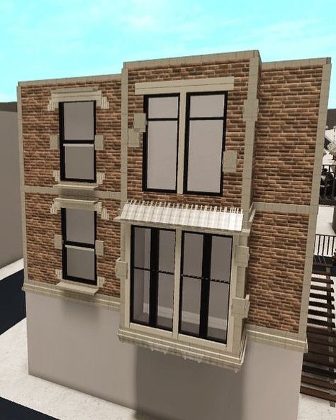 City Inspo Bloxburg, Bloxburg Skyscraper, Town Houses Bloxburg, Bloxburg Apartment Exterior, Bloxburg Paris, Bloxburg City Ideas, Bloxburg Town Ideas, Bloxburg Nyc, Bloxburg Apartment