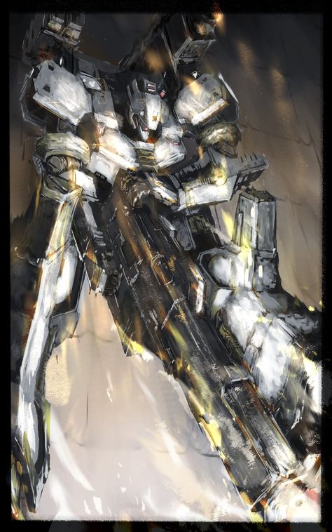 Armoured Core Mech, Armoured Core Vi, Armored Core 6 Art, Armored Core Mech Art, Mechs Art, Armoured Core, Mecha Suit, Futuristic Armour, Gear Art