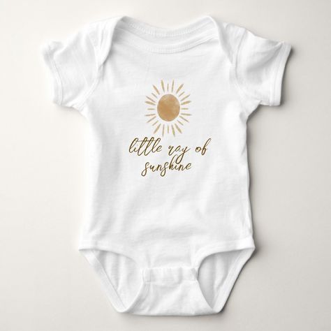 Onesie Ideas, Sunshine Baby Showers, Ray Of Sunshine, Boho Baby Shower, Shower Baby, Boho Baby, Shower Design, Baby Bodysuit, Onesies