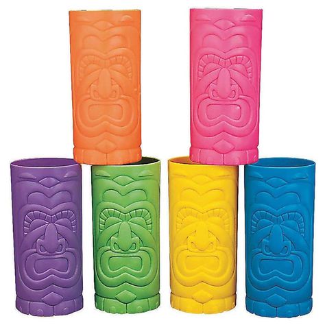 PRICES MAY VARY. Party Perfection: Elevate your event's ambiance and make a lasting impression with our vibrant and captivating luau themed party cups designs, offering unique and decorative party essentials that will set you apart from the crowd Durable Elegance: Elevate your party decor effortlessly with versatile, eco-friendly, and durable plastic tiki bar cups, providing a reusable solution that eradicates worries about breakage for your luau celebrations Sip and Celebrate: Envision your gue Tiki Party Decorations, Tiki Cups, Tikki Bar, Luau Party Supplies, Luau Party Decorations, Coconut Cups, Tiki Mugs, Bar Cups, Luau Theme Party