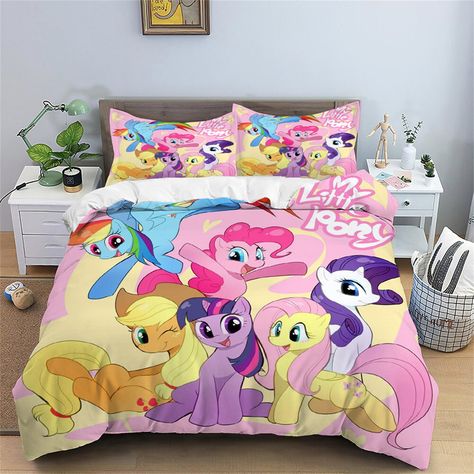 Mlp Bedroom, Pony Bedroom, My Little Pony Bedroom, Barriss Offee, Bedding Ideas, Office Room, Awesome Bedrooms, Digital Gifts, Kids Bedding