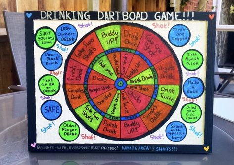 True American, Drinking Game, Dart Board, Home Tools, Drinking Games, Furniture Storage, Cork Board, Kiss You, Hobbies And Crafts