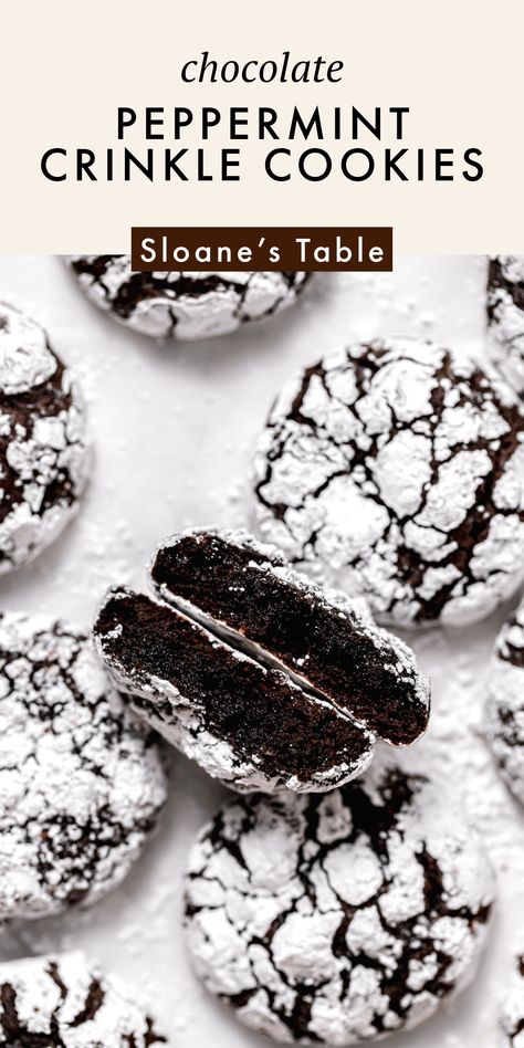 Chocolate Crinkle Cookies Recipe, Crinkle Cookies Recipe, Chocolate Crinkle, Chocolate Crinkle Cookies, Chocolate Crinkles, Crinkle Cookies, Cake Mix Cookies, Brownie Mix, Healthy Chocolate