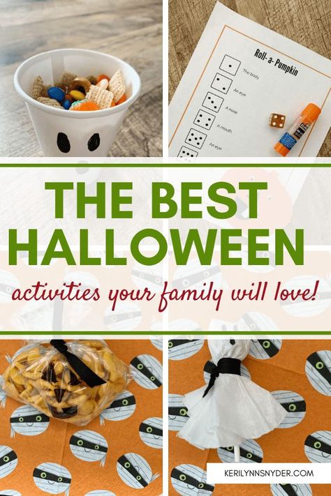 Family Friendly Halloween Activities, Family Fun Halloween Ideas, Family Halloween Craft Ideas, Halloween Family Crafts, Halloween Party Ideas For Families, Halloween Family Fun Night, Family Halloween Activities At Home, Halloween Family Night Activities, Family Halloween Crafts