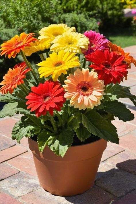 Love Gerber daisies? Focal Flowers, Gerbera Flower, Flower Identification, Gerber Daisy, Insecticidal Soap, Gerber Daisies, Powdery Mildew, Neem Oil, Gerbera Daisy