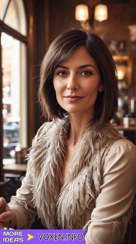 22 Explore Trendy Shoulder-Length Long Bobs for Every Hair Type - Trends Ideas voxen.info Long Bob Balayage, Straight Long Bob, Winter Update, Long Asymmetrical Bob, Long Angled Bob, Long Bobs, Best Bob Haircuts, Chin Length, Chin Length Hair