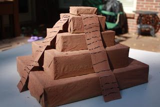 Lueker Munchkins - School & Play: Building A Ziggurat Ziggurat Project Ideas, Mesopotamia Activities, Ancient Mesopotamia Activities, Step Pyramid, Ancient Mesopotamia, Model Ideas, Vbs Crafts, School Play, Local Library