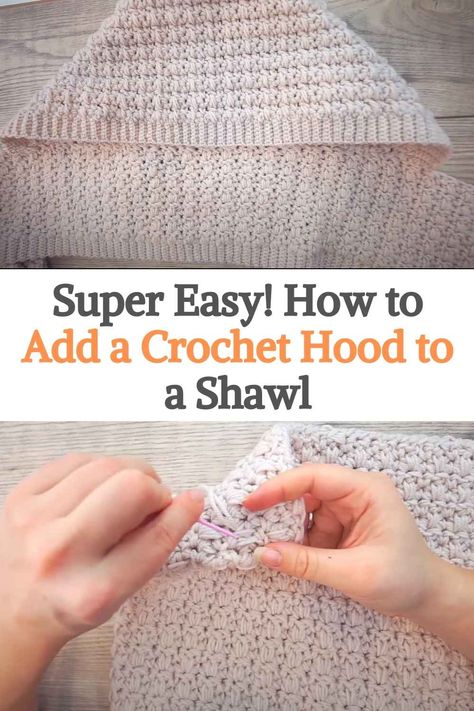 Infinity Scarf Tutorial, Hooded Shawl, Crochet Hood, Hood Pattern, Crochet Cape, Fall Crochet Patterns, Scarf Tutorial, Crochet Shawl Pattern Free, Crochet Ear Warmer