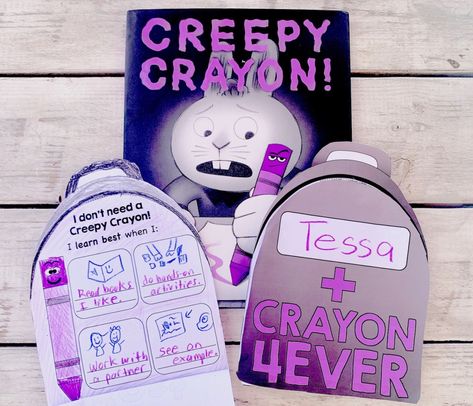 MaiStoryBook Library: Creepy Crayon! + *I Don’t Need a Creepy Crayon!* Craft – MaiStoryBook