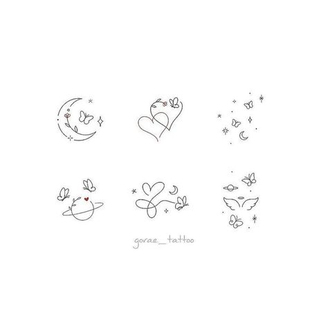 Cute Mini Tattoos Aesthetic, Sister Mini Tattoos, Unique Tattoos For Lost Loved Ones, 1.5 Inch Tattoo Ideas, 2in Tattoos, New Years Tattoo, Everythingoes Tattoo, Twice Tattoo Ideas, Mini Anime Tattoos