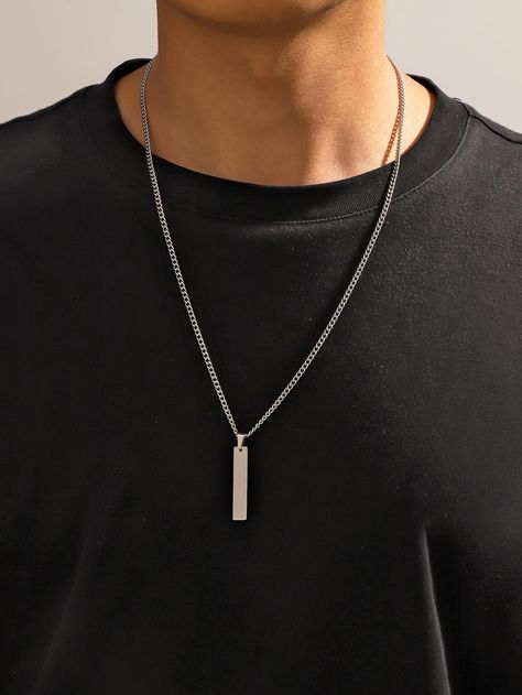 Rectangle Pendant Necklace for Men

 Make it unique by adding a keyword: "Rectangle Pendant Necklace"
 Make it SEO-friendly by adding "for men"
 Delete all dates https://whispers-in-the-wind.com/discover-the-latest-mens-accessory-trends-for-2024/?square-lens-rimless-fashion-glasses-for-men Best Necklace For Men, Men Pendant Necklace, Silver Necklaces For Men, Men’s Silver Necklace, Silver Chain For Men With Pendant, Men S Jewelry, Necklace Men’s, Silver Pendants For Men, Men’s Chains