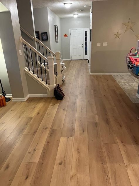 Lowes Lvp Flooring, Modern Lvp Flooring, Medium Brown Flooring, Coretec Cairo Oak, Condo Flooring, Cairo Oak, Coastal Ranch, Kids Bedroom Flooring, Wood Look Tile Floor