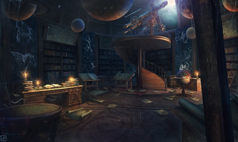 Observatory by ~PavellKiD on deviantART Epic Mickey 2, Disney Epic Mickey, Steampunk Tendencies, Epic Mickey, Fire Nation, Fantasy Places, Matte Painting, Fantasy Concept Art, Beautiful Backgrounds