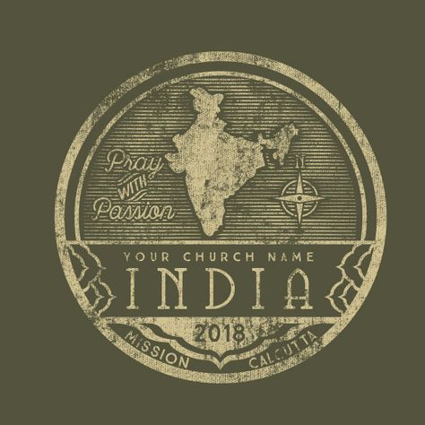 Explorer Guide India - India Mission Trip T-Shirts: We’re off to India! Get your perfect India mission trip t-shirt design in the easiest way possible. We’ve got loads of amazing design ideas that you can modify to match your mission team to a tee. MinistryGear’s expert artists are here to help you customize any design or create one from scratch – for free! Africa Mission Trip, Mission Trip Shirts, Church Shirt Designs, Trip Journal, Outreach Ideas, Share The Gospel, Shirt Inspiration, Trip Shirts, Mission Trip