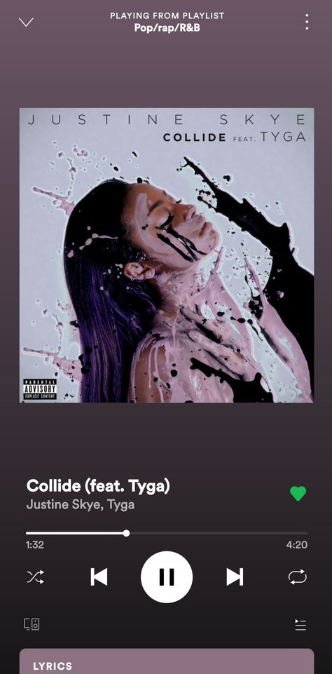 Collide Spotify, Girl Power Playlist, Radio Playlist, Therapy Playlist, Justine Skye, Dancing In The Dark, Workout Playlist, Parental Advisory Explicit Content, Parental Advisory