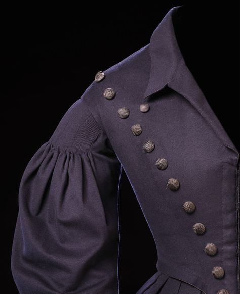 1800s Womens Fashion, Glasgow Museum, 1830s Fashion, Riding Habit, Century Dress, Victorian Clothing, Clothing Details, Sport Dress, Historical Costume