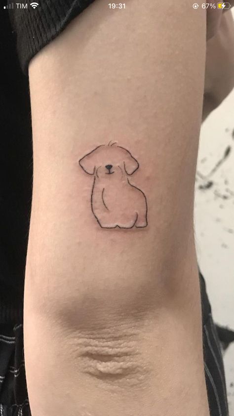 Dog Tattoo, Tattoo Inspo, Mini Tattoos, Tattoo Ideas, Tattoos, Dogs, Animals