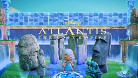 Mel | Disneyland Resort’s Instagram profile post: “We are like a STONE the OCEAN beats against. With each passing year, a little more of us is worn away. #atlantis #lostcityofatlantis…” Atlantis Animal Crossing, Acnh Atlantis, Kida Atlantis, Lost City Of Atlantis, Acnh Ideas, Disneyland Resort, Atlantis, Animal Crossing, The Ocean