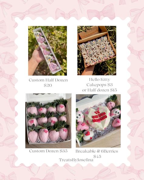 Now booking for National Girlfriend’s Day!🩷🩷🌷 send me a message through DM or # on my bio✨ 🩷PRE ORDER FOR AUGUST 1ST🩷 Make sure to put in your order before the deadline to secure your strawberries 🍓 Repost & send this to your significant other to get a hint🤭 You’re welcomed to send any inspiration pictures, I’m willing to recreate any ideas🩷 #maderacalifornia #559treats #nationalgirlfriendday #gfday#giftforgirlfriend #gifts#chocolatestrawberries #strawberries#hk#hellokittystrawberries #f... National Girlfriend Day, August 1st, Send Me A Message, Now Booking, Cakepops, Significant Other, Send Me, Make Sure, Strawberries