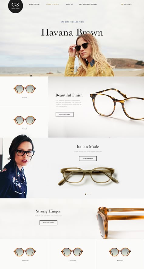 C:S Redesign Sunglasses Website Design, Eyewear Website, Banner Design Layout, Web Design Mobile, Ui Ux 디자인, Best Website Design, Fashion Layout, Web Ui Design, Website Design Layout